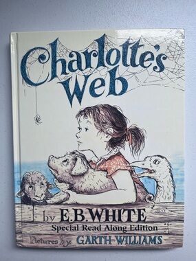 Vintage 1997 Charlotte’s Web Special Read-Along Edition Hardcover